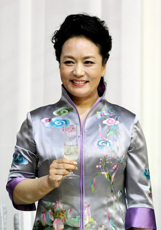 Peng Liyuan in Zuid-Afrika.