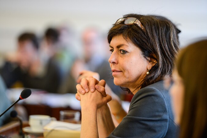 Minister van Binnenlandse Zaken Joëlle Milquet .