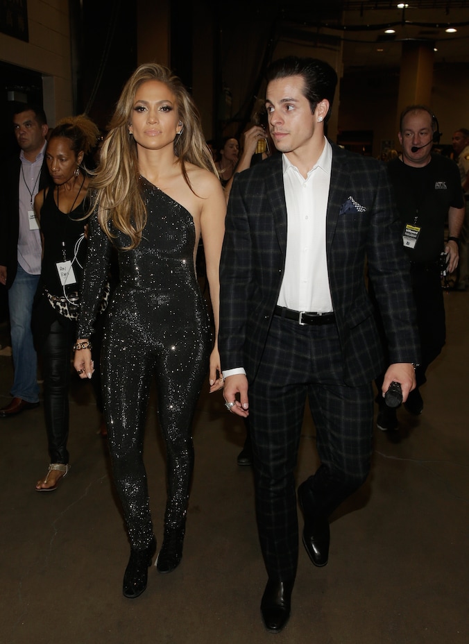 Jennifer Lopez en haar voormalige vriend Casper Smart