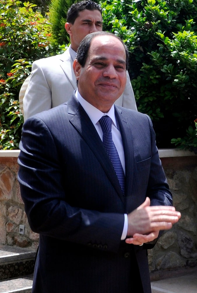 Egyptische president Abdel Fattah al-Sissi.