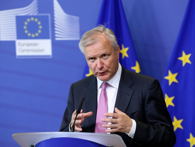 EU-commissaris voor Economische Zaken Olli Rehn.