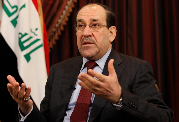 De Iraakse eerste minister Nuri al-Maliki.