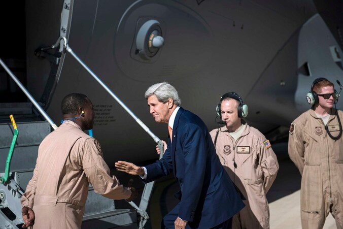 De Amerikaanse minister van Buitenlandse Zaken John Kerry.