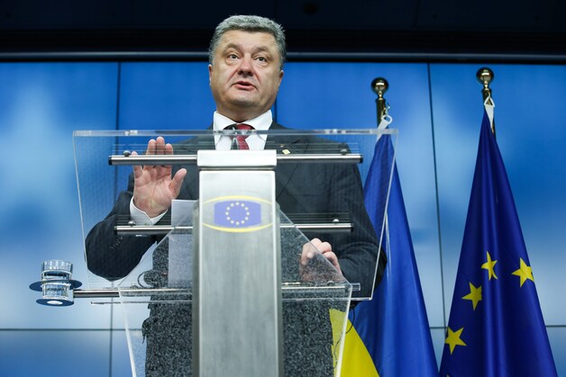De Oekraïense president Petro Porosjenko.