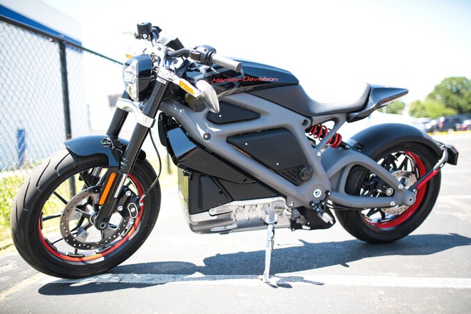 De elektrische Harley Davidson Livewire.