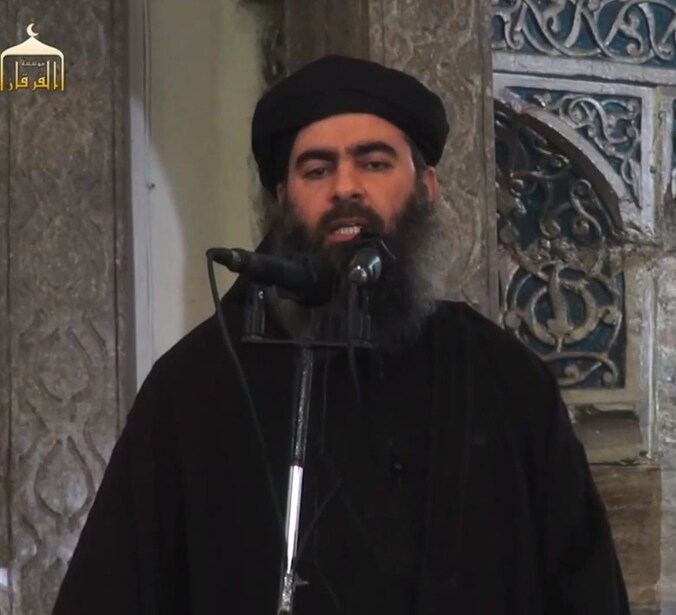 Abu Bakr al-Baghdadi in juli 2014.