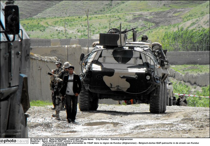 Belgische militairen in Kunduz.