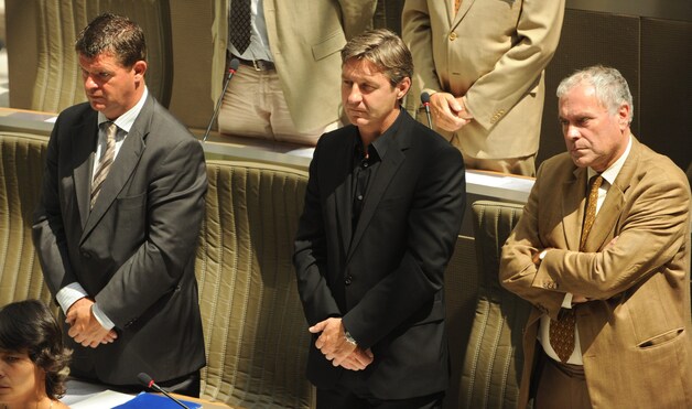 Bart Tommelein (Open Vld) en Jurgen Verstrepen (archieffoto).