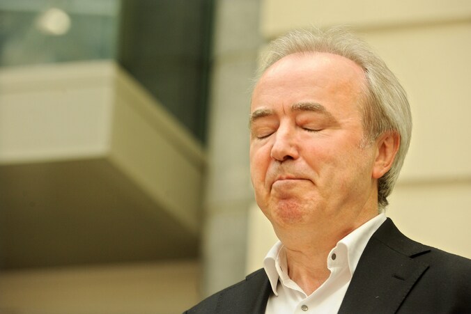 Herman Schueremans tijdens de aflegging van de eed.