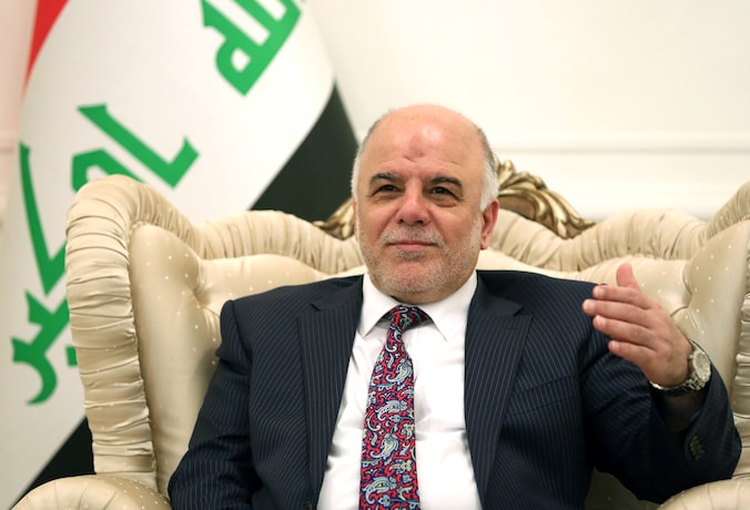 Iraakse premier Haidar al-Abadi.