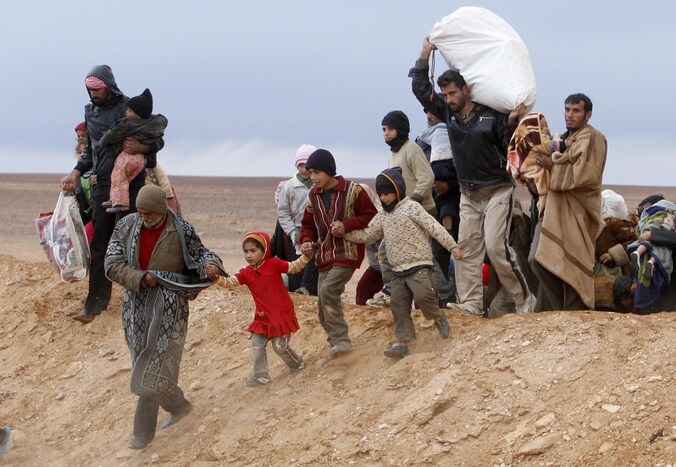 Syrische vluchtelingen (archiefbeeld).