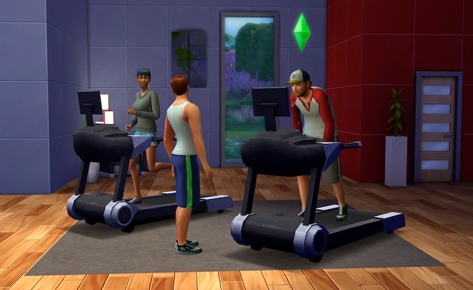 Een screenshot uit The Sims 4. 