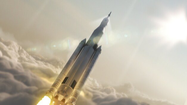 De NASA bouwt intussen aan de grootste raket ooit: Space Launch System moet Orion meenemen op de eerste bemande verre ruimtereis sinds de Apollomissie.