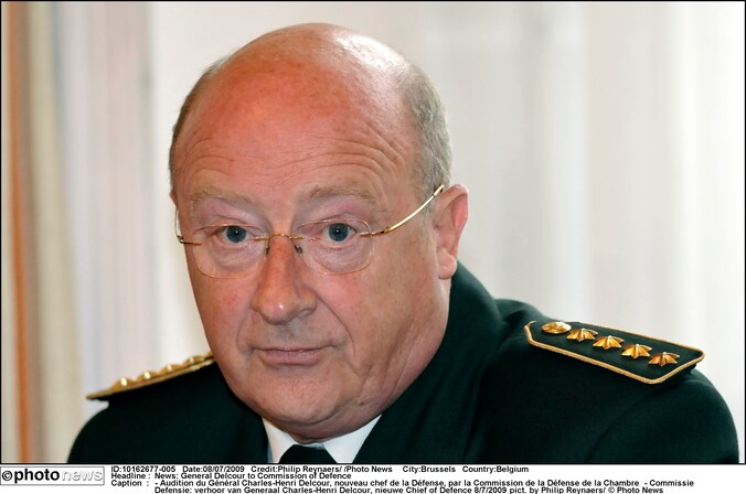 Defensiechef Charles-Henri Delcour.
