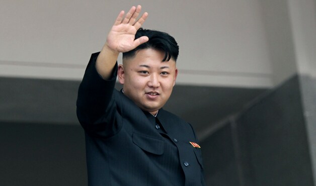 De Noord-Koreaanse leider Kim Jong Un in juli 2013 in Pyongyang.