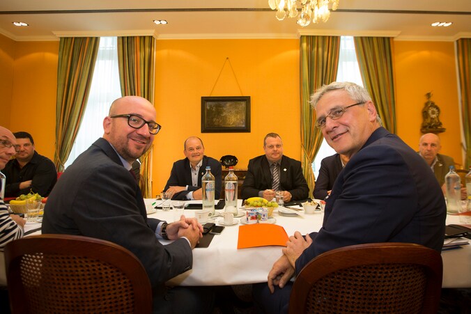 Coformateurs Charles Michel en Kris Peeters.