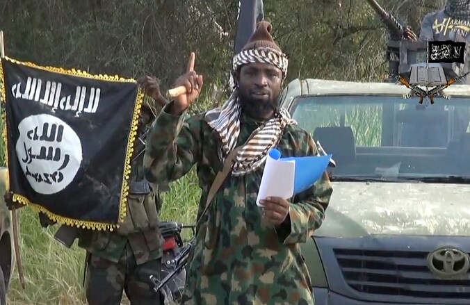 De leider van de extremistische groepering Boko Haram.