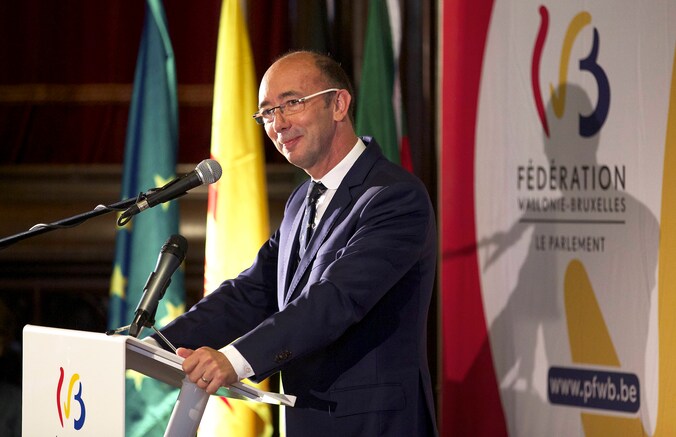 Rudy Demotte (PS), de minister-president van de Franse gemeenschap