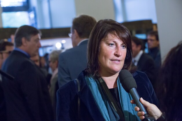 Minister van Mobiliteit, Jacqueline Galant (MR).