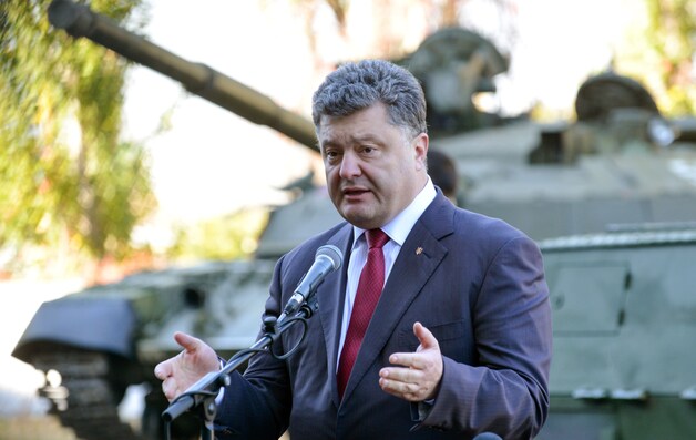 De Oekraïense president Petro Porosjenko.