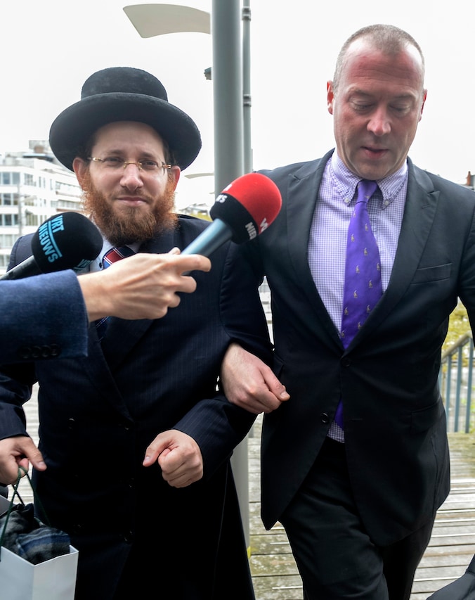 Dimitri Bontinck en de omstreden rabbijn Moshe Aryeh Friedman.