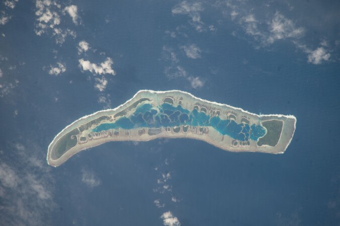 Kiribati is een van de vele SIDS-landjes die van de aardbol kunnen verdwijnen als gevolg van de stijgende zeespiegel.