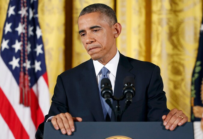 De Amerikaanse president Barack Obama.