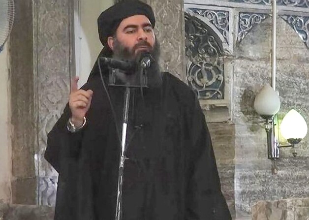 De zelfuitgeroepen kalief van IS, Abu Bakr al-Baghdadi