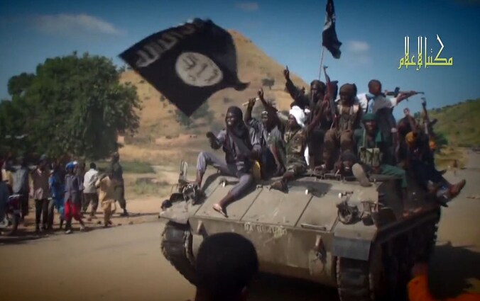 Boko Haram-strijders, beelden uit november 2014.