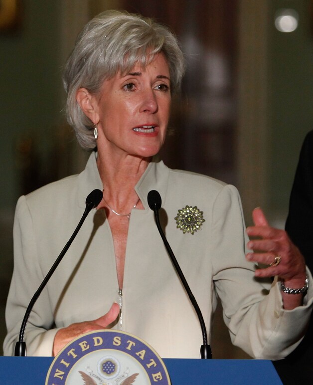 Kathleen Sebelius, de Amerikaanse minister van Volksgezondheid.
