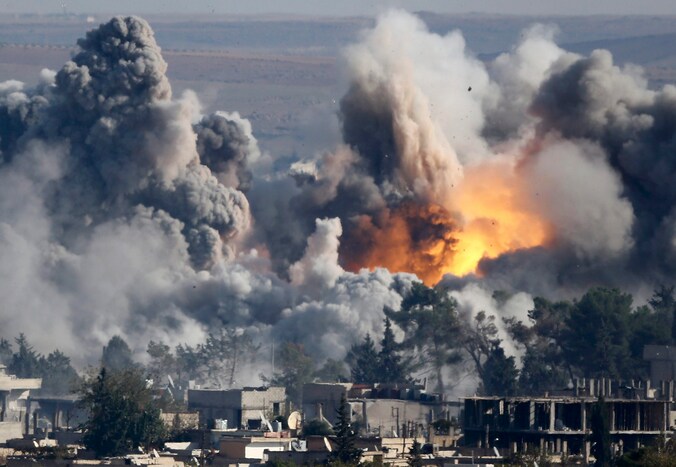 Archiefbeeld van de strijd rond Kobane.