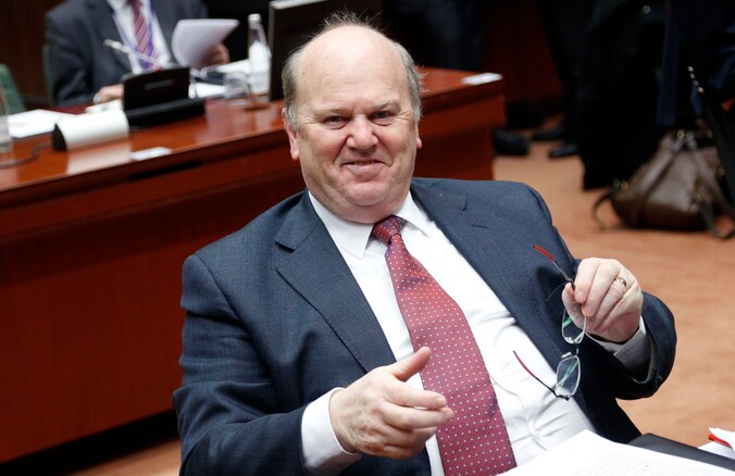 De Ierse minister van Financiën Michael Noonan.