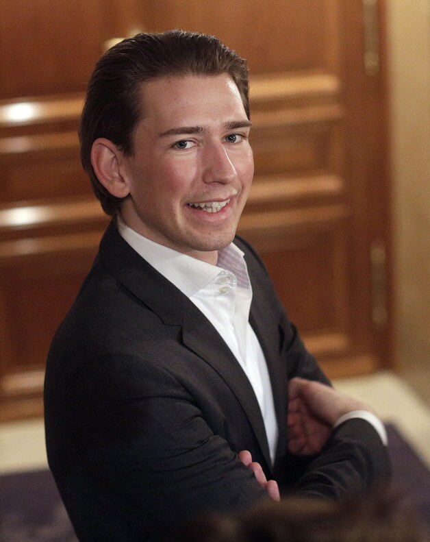 Sebastian Kurz, minister van Buitenlandse Zaken in Oostenrijk.
