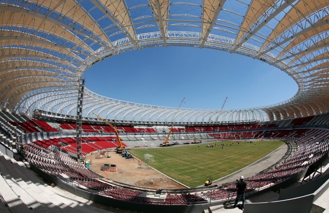 Het Beira Rio-stadion in Porto Alegre.