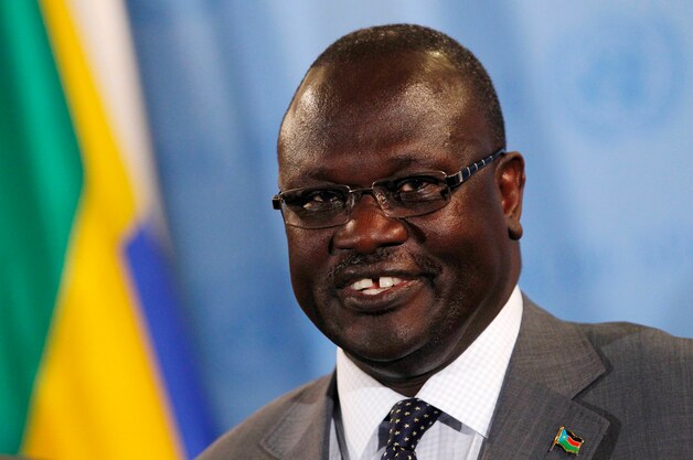 De voormalige vicepresident, Riek Machar.
