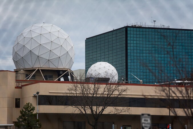 Het hoofdkantoor van de NSA in Fort Meade, in de Amerikaanse staat Maryland.