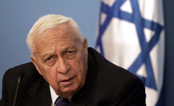 De Israëlische voormalige premier Ariel Sharon in 2005.