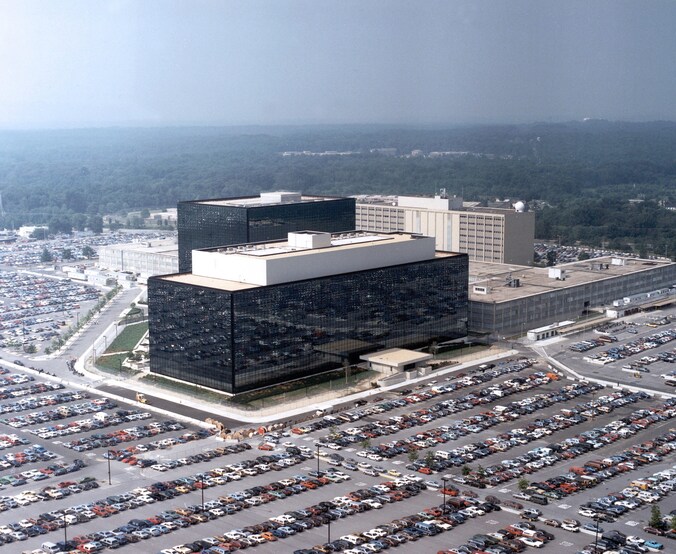 Het hoofdkantoor van de NSA in Fort Meade, in de staat Maryland.