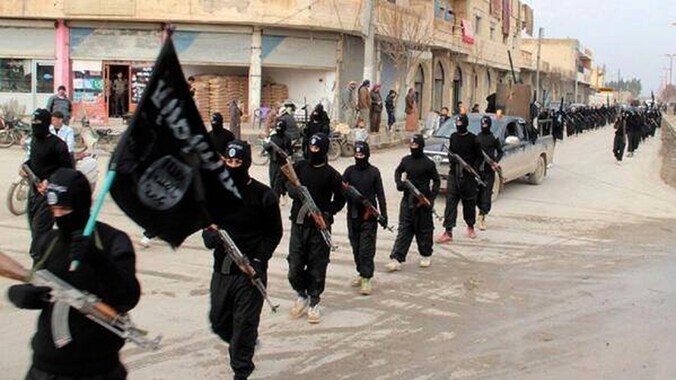 Leden van de uiterst radicale groepering 'Islamitische Staat in Irak en Groot-Syrië'.