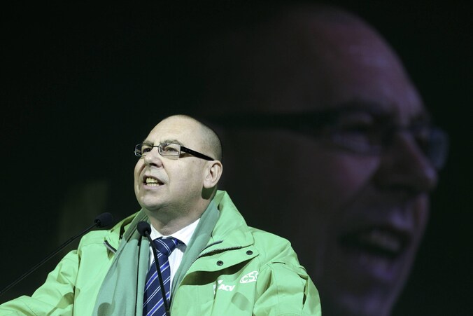 Marc Leemans, voorzitter van het ACV.