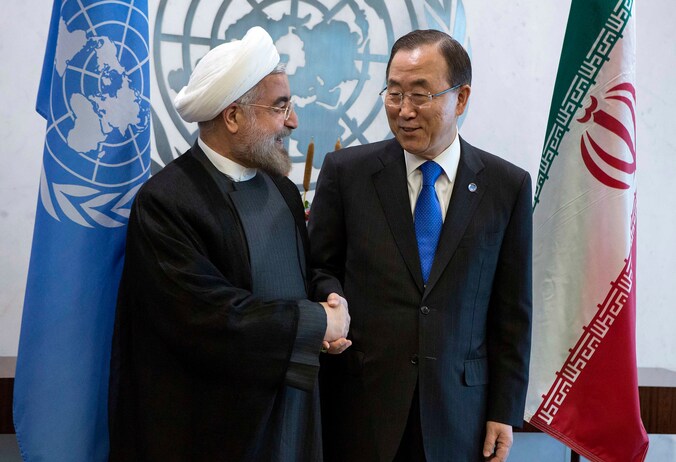Rohani beloofde eerder een constructieve rol in gesprekken over vrede in Syrië