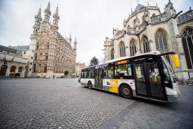 De Leuvense Grote Markt.