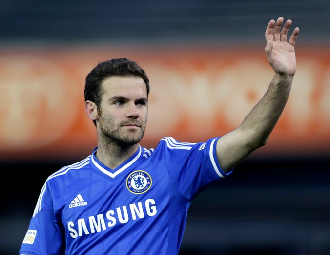 De 25-jarige offensieve middenvelder, Juan Mata, speelde sinds 2011 voor Chelsea.
