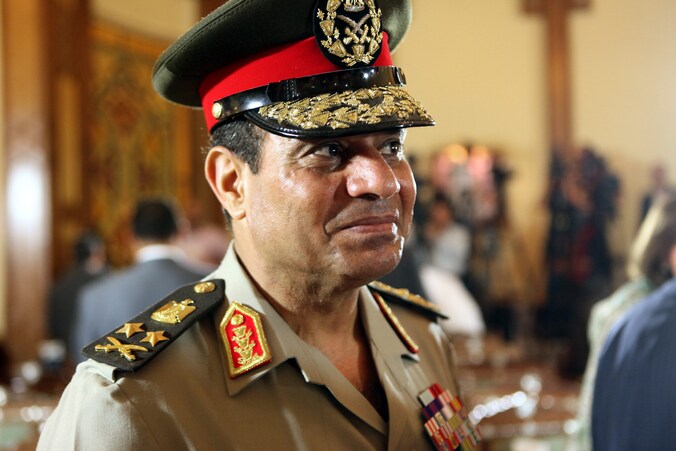 Na de val van Morsi in juli 2013 werd al-Sissi de sterke man in Egypte.
