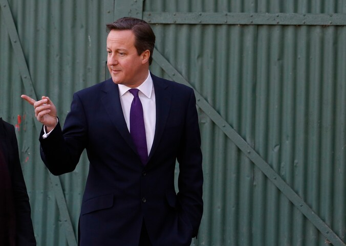 De Britse premier David Cameron.