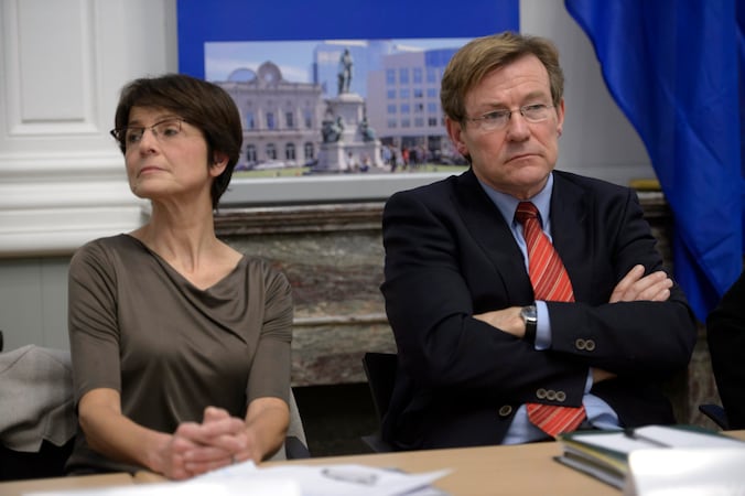 Archiefbeeld Marianne Thyssen en Johan Van Overtveldt.