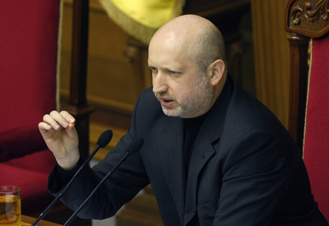 Oleksander Toertsjinov, de nieuwe interim-president van Oekraïne.