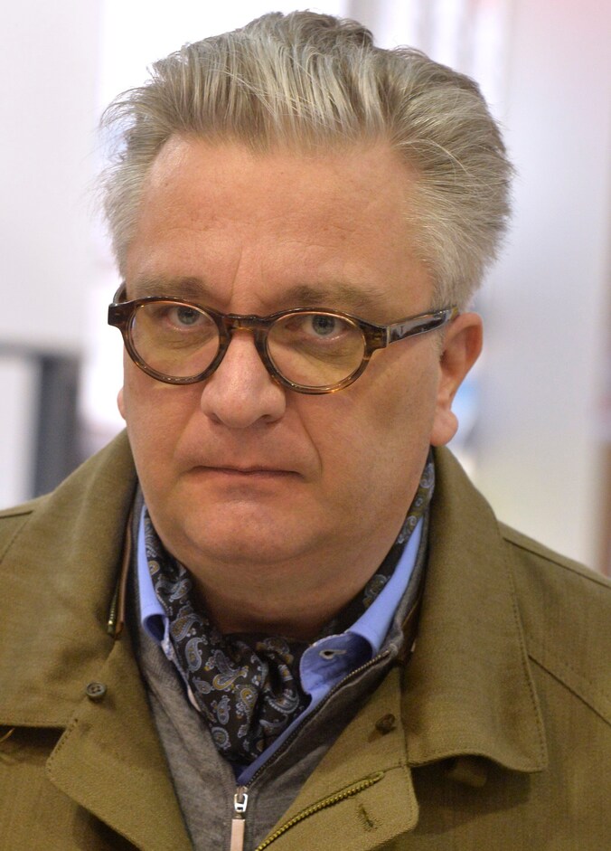 Prins Laurent bij zijn bezoek aan Batibouw op 25 februari.
