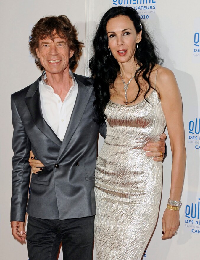 Mick Jagger en L'Wren Scott in 2010.