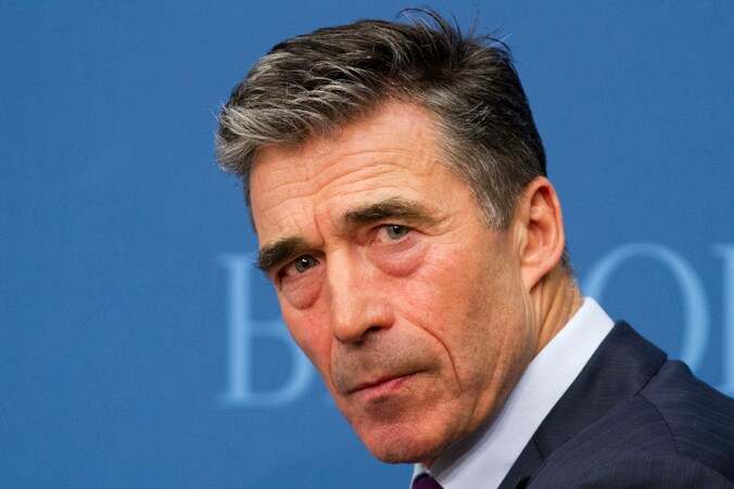 "Het is een Russische poging om de kaart te hertekenen. Dat soort van Russisch revisionisme is onaanvaardbaar", aldus Rasmussen.